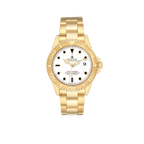 Yachtmaster 40mm Yellow Gold White Dial Mens Watch 16628