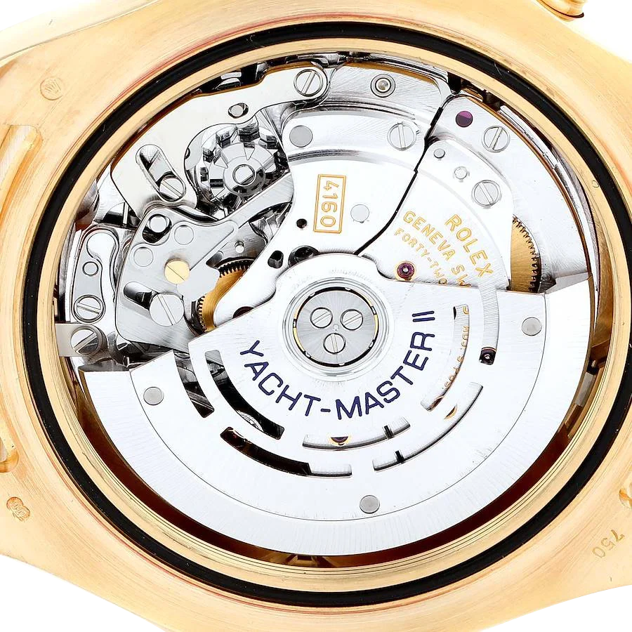 Yachtmaster II 44mm Regatta Yellow Gold Mens Watch 116688