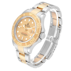 Yachtmaster 40mm Steel Yellow Gold Champagne Dial Mens Watch 16623