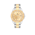 Yachtmaster 40mm Steel Yellow Gold Champagne Dial Mens Watch 16623