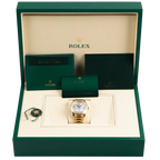 Day-Date 40 228398TBR Yellow Gold Mother of Pearl Diamond Baguette Dial and Bezel