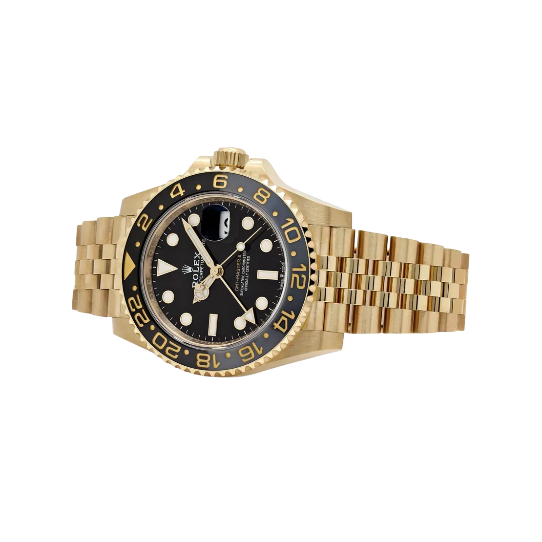 GMT-Master II 126718GRNR Yellow Gold Black Dial Jubilee (2025)