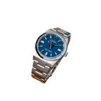 Oyster Perpetual 41mm Stainless Steel Med Blue Dial Men Watch 134300-0009 New 2025