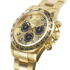 Daytona 40mm Yellow Gold Champagne Black Dial 116508