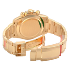 Daytona 40mm Yellow Gold Champagne Black Dial 116508