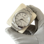 Oyster Perpetual 39mm Stainless Steel WhiteDial Men Watch 114300-0004 New 2025