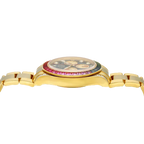 Daytona 116598RBOW Rainbow Yellow Gold Black Diamond Dial Sapphire Bezel