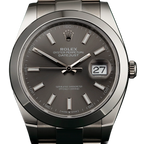 Datejust Oyster 41 mm Oystersteel Grey Dial 126300-0007