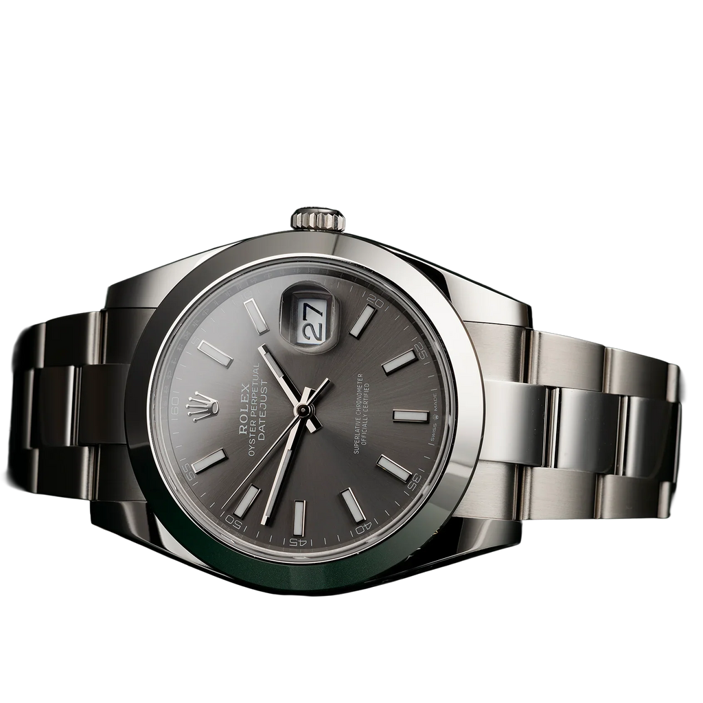 Datejust Oyster 41 mm Oystersteel Grey Dial 126300-0007