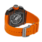 RM 11-03 McLaren Carbon TPT, Skeleton Dial, Orange Strap, 50 mm