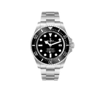 Seadweller Deepsea Black Dial Steel Mens Watch 136660